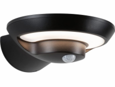 Paulmann nástěnné svítidlo BORDOLA LED solární PIR 3,5W 220lm 3000K IP44 antracitový plast