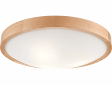 Stropní svítidlo Lamkur Dřevěné dubové stropní svítidlo LED 3bodové vypouklé 47cm
