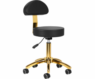 Activeshop Kosmetická stolička AM-304G zlatá černá