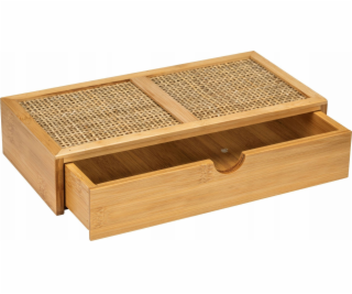 Zásuvka na kosmetiku Wenko ALLEGRE BAMBOO, 28 x 6 x 14 cm...