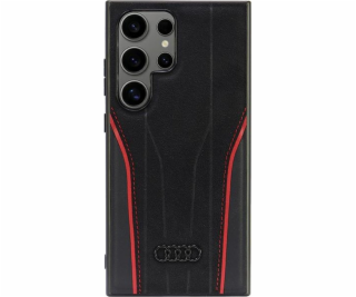 Audi Originální kůže MagSafe S24 Ultra S928 černo-červený...