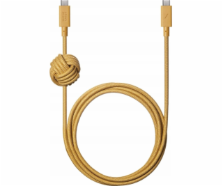 Kabel Native Union USB-C – USB-C 3m žlutý (ACABLE-C-KFT-NP)