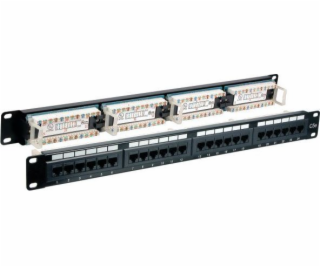 EFB Patch panel 1U 24x RJ45 Cat.5e UTP (37584.1)