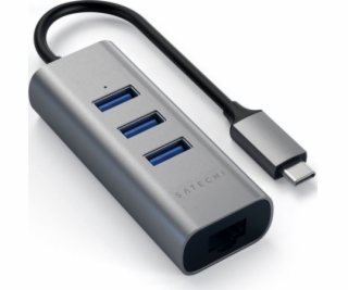 Satechi USB HUB 1x RJ-45 + 3x USB-A 3.0 (ST-TC2N1USB31AM)
