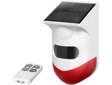 Orno Alarm s vestavěnou sirénou a solární baterií, dálkově ovládaný přes WiFi a TUYA