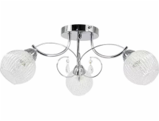 Stropní svítidlo Mdeco Stropní svítidlo Palace ELM8964/3 8C krystal pro halový chrom
