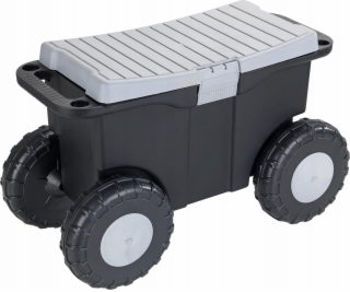 Zahradní vozík Maximex XXL, se sedátkem a úložným prostor...