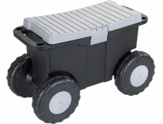 Zahradní vozík Maximex XXL, se sedátkem a úložným prostorem 15 l, Maximex