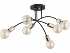 Alfac Alfa Lanti 60817 stropní svítidlo stropní svítidlo 6x60W E27 černá/jantarová