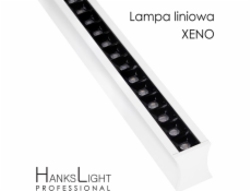 HanksLight LED stropní svítidlo, HanksLight, lineární, bílé, hliníkové, závěsné, 1264mm, up21/down36W, AC230V, 4000K