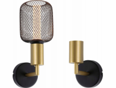 Paulmann Wall Lamp Nástěnná lampa RAVI E27 max.60W IP44 230V zlatá / matná černá / kov
