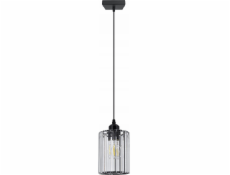 Italux Elem Modena 6782/1 BL závěsná lampa závěsná 1x60W E27 černá/průhledná