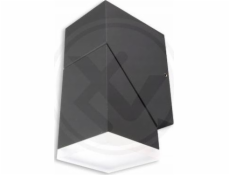 Nástěnné svítidlo LVT LVT Twinda 1194 nástěnné svítidlo zahradní nástěnné svítidlo IP54 1x7,5W LED 4000K 420lm šedá