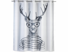 Sprchový závěs Kleine Wolke Mr Deer, textil, 180x200 cm, WENKO