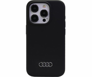 Silikonový obal Audi Audi iPhone 15 Pro Max 6.7 černý/čer...