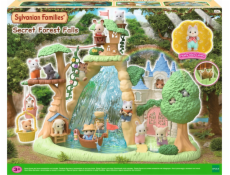 Figurka Epoch Sylvanian Families - Tajný ostrov lesního vodopádu + figurka psa Husky (5761)