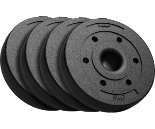 Rebel Bituminous set závaží 4x5kg, otvor 51mm - pro olymp...