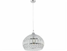 KRIS Krislamp Monako KR391-1L závěsná lampa 1x40W E27 transparent/chrom
