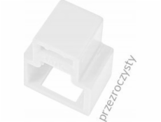 Zámek Alantec RJ45 proti neoprávněnému vytažení ze zásuvky, průhledná barva (balení 24 ks + klíč) ALANTEC