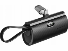 Powerbanka ForCell FORCELL F-ENERGY Power Plug F5K3 powerbanka 5 000mAh s vestavěným Type-C PD konektorem 20W černá