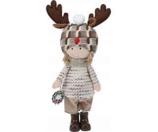 Vánoční dekorace Home Styling Collection Plyšová vánoční ...