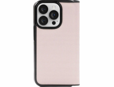 Incipio Kate Spade New York Wrap Folio Case – kožené flipové pouzdro iPhone 15 Pro Max (bledé Vellum)