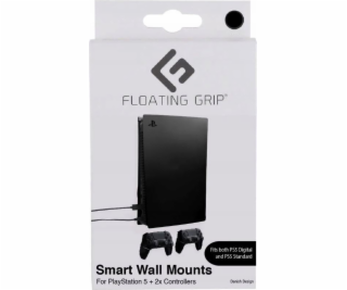 Nitho Floating Grip Wandhalterung PS5 2xController černý