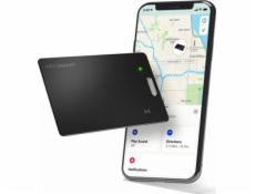 STATIK KeySmart Find My Wallet – kompatibilní karta pro vyhledávání peněženky Apple Find My (černá)