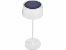 Realpower RealPower LED-Solar Tischlampe stolní stmívací lampa s Akku, weiss