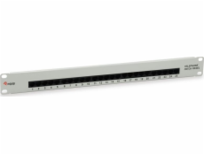 Equip Equip Patchpanel 25x RJ45 Cat3 19 UTP 1HE ISDN hellgrau