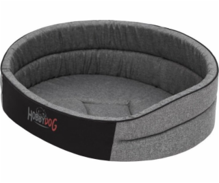 Hobbydog R8 PĚNOVÁ POSTEL TMAVĚ ŠEDÝ EKOLEN