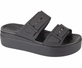 Crocs Crocs Brooklyn sandály na klínku 207431-2Q9 hnědé 3...