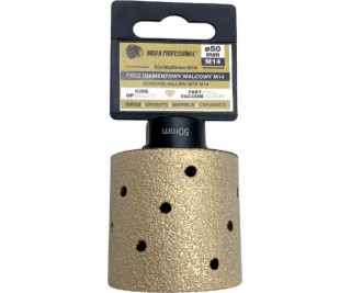 INDICKÝ PROFESIONÁLNÍ DIAMANTOVÝ FRÉZACÍ VÁLEC M14 50mm /...