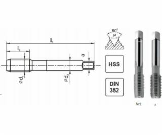 Fanar TAPS UNF 7/8-14 DIN-2181/2 (2B) HSS