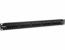 Equip Equip Patchpanel 25x RJ45 Cat3 19 UTP 1HE ISDN černý