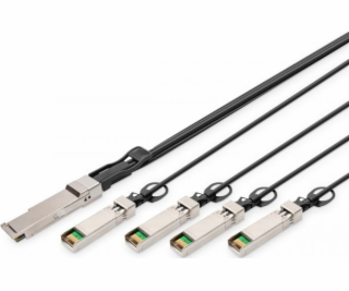 Digitus DIGITUS Kabel QSFP+ až 4XSFP+ 40G DAC 3,0m černý