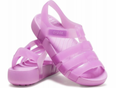 Crocs Crocs Isabella Jelly Dětské sandály 209837-6WQ Růžová 33/34