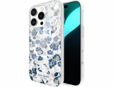 Kate Spade New York Ochranné drahokamy Kate Spade New York MagSafe – pouzdro na iPhone 16 Pro (květinová modrá)