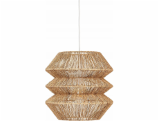 Atmosphera závěsná lampa LIZA závěsná lampa nad stůl, jutové pletené stínidlo, O 38 cm
