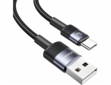 Usams USB kabel USAMS SET USB to USB-C kabel 3A 1,2m Rychlé nabíjení ocel/lak 30 ks SJ718ZJ01 (US-SJ718)