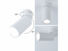 Paulmann stropní svítidlo TURNAL COIN LED stropní svítidlo 3-STEP DIM 6W 470lm 2700K 230V bílá matná
