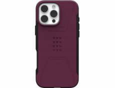 UAG UAG Civilian Magsafe - ochranné pouzdro pro iPhone 16 Pro Max kompatibilní s MagSafe (bordeaux)