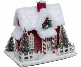 Vánoční dekorace Atmosphera Santa s House, 24 x 18,5 cm