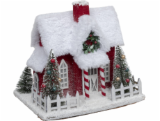 Vánoční dekorace Atmosphera Santa s House, 24 x 18,5 cm