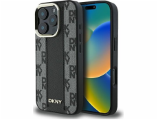 DKNY DKNY DKHMP16XPCPVSLK iPhone 16 Pro Max 6.9 černo/černé pevné pouzdro s kostkovaným vzorem Magsafe