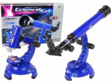 Sada mikroskopů LeanToys 2v1 Sada dalekohledů Explorers
