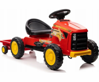 Štíhlý šlapací traktor G206 červený