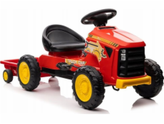 Štíhlý šlapací traktor G206 červený