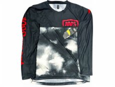 100% Pánské tričko 100% AIRMATIC LE Dlouhý rukáv Black/Grey vel. M (NOVINKA 2023)