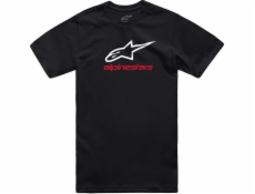 Tričko Alpinestars ALPINESTARS ALWAYS 2.0 CSF TEE, černá/bílá/červená Velikost: M